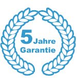 5 Jahre Garantie